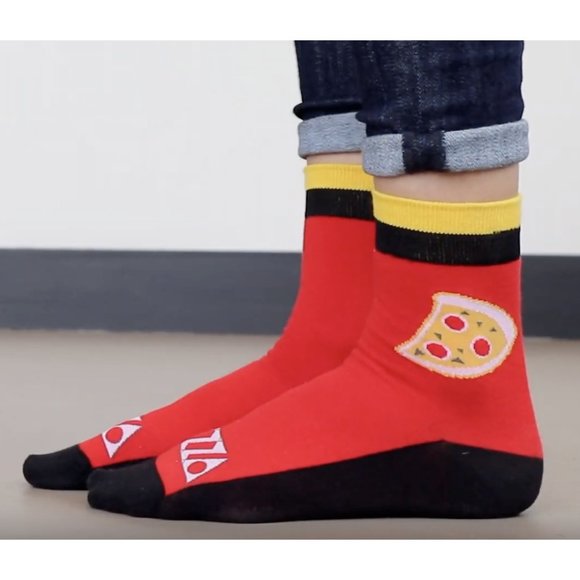 Brand new, Pizza socks, 100% organic cotton, unisex, size 7-12 - Picture 9 of 10